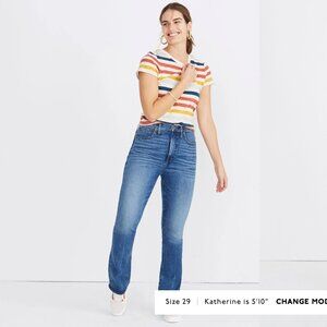 NWOT Madewell Skinny Flare Jeans - 28